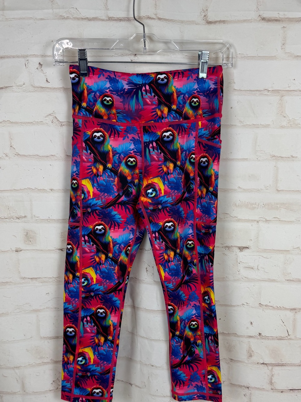 Constantly Varied Gear CVG Sloth Print Capris Squats Approved Size XS